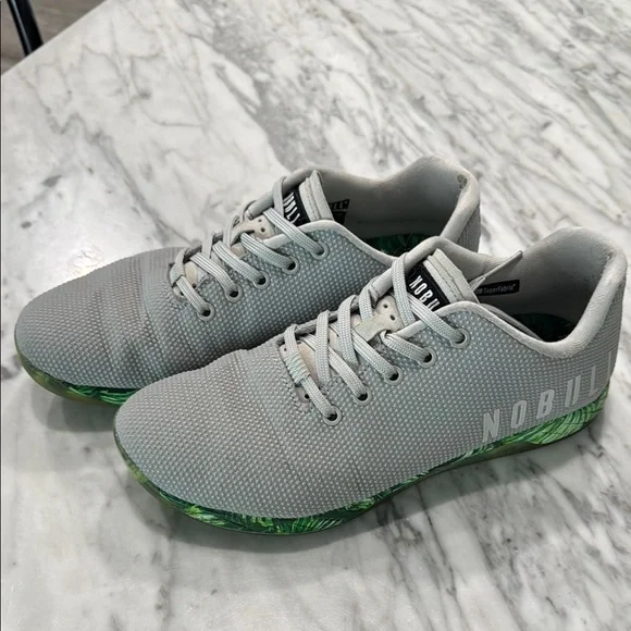 NOBULL | Shoes | Nobull Gray And Green Sneakers With Mesh  display picture 1